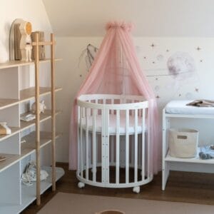 Tiulowy Baldachim Do Lozeczka Rose Stelaz Na Baldachim (5)