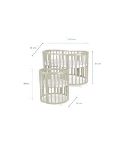 Waldin Oval Bed 7in1 With A Mattress Olive (1)