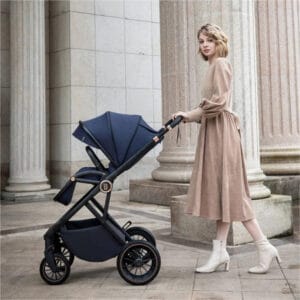 Babymore Chia Travel System Pecan Midnight Blue (2)