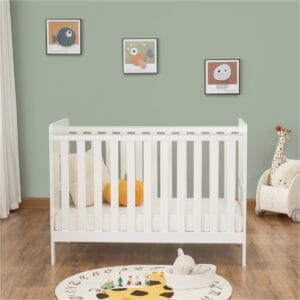 Caro Urban Mini Cot Bed White 1
