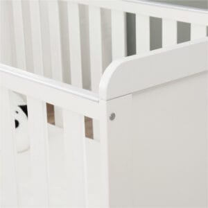Caro Urban Mini Cot Bed White 3