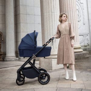 Chia Pram Pushchair Midnight Blue 1