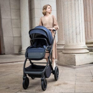 Chia Pram Pushchair Midnight Blue 5