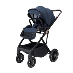 Chia Pram Pushchair Midnight Blue 6