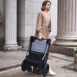 Chia Pram Pushchair Pearl Grey 15