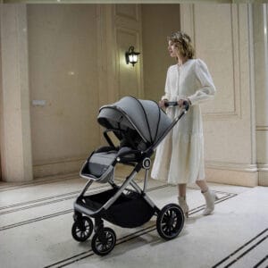 Chia Pram Pushchair Pearl Grey 3