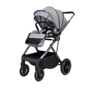 Chia Pram Pushchair Pearl Grey 6