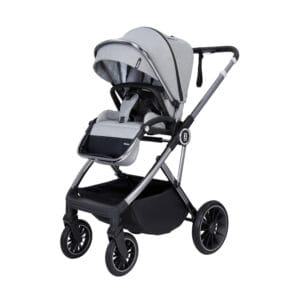 Chia Travel System Coco With Base Pearl Grey 5