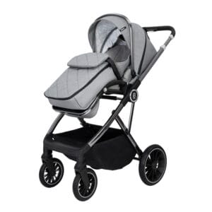 Chia Travel System Coco With Base Pearl Grey 7