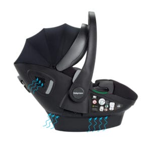 Chia Travel System Pecan With Base Midnight Blue 11