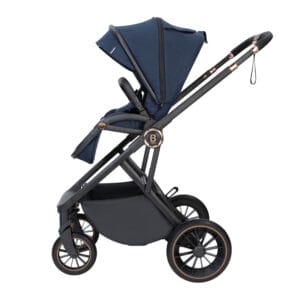 Chia Travel System Pecan With Base Midnight Blue 5