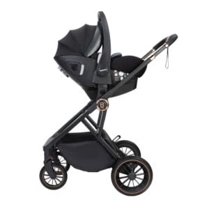 Chia Travel System Pecan With Base Midnight Blue 8