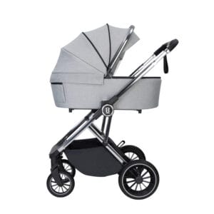 Chia Travel System Pecan With Base Pearl Grey 6