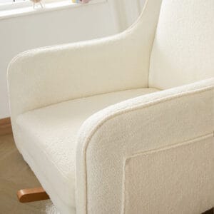 Ida Nursing Chair With Stool Boucle 3