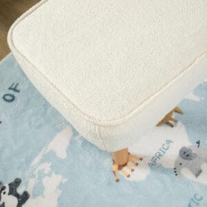 Ida Nursing Chair With Stool Boucle 4