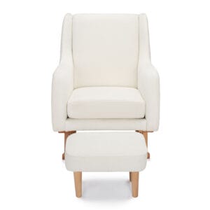 Ida Nursing Chair With Stool Boucle 6