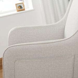 Ida Nursing Chair With Stool Cashmere 3