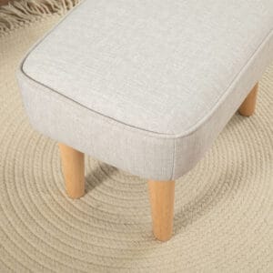 Ida Nursing Chair With Stool Cashmere 4