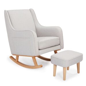 Ida Nursing Chair With Stool Cashmere 5