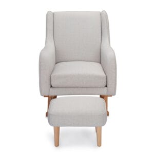 Ida Nursing Chair With Stool Cashmere 6