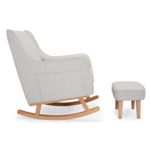 Ida Nursing Chair With Stool Cashmere 7