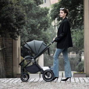 Kai Pram Pushchair Forest Grey 5