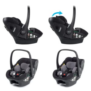 Kai Travel System Pecan With Base Forest Grey 12