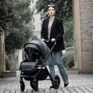 Kai Travel System Pecan With Base Forest Grey 3