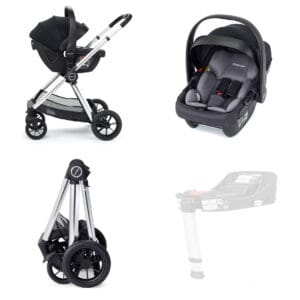 Memore V2 Travel System 12 Piece Coco Car Seat Chrome 4
