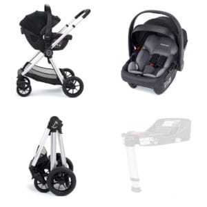 Memore V2 Travel System 12 Piece Coco Car Seat Silver 4