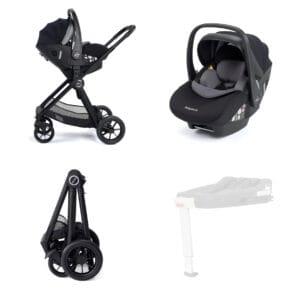Memore V2 Travel System 12 Piece Pecan Car Seat Black 4