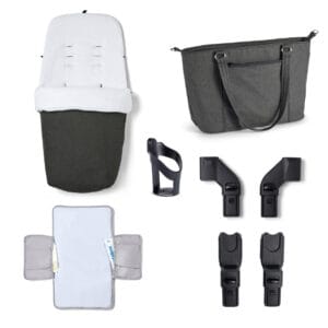 Memore V2 Travel System 12 Piece Pecan Car Seat Black 5