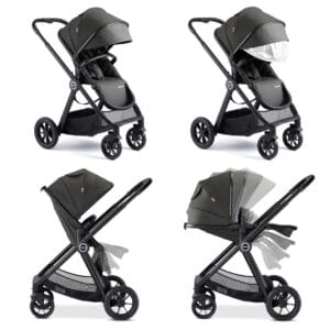 Memore V2 Travel System 12 Piece Pecan Car Seat Black 6
