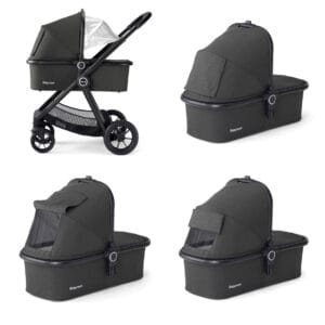 Memore V2 Travel System 12 Piece Pecan Car Seat Black 8