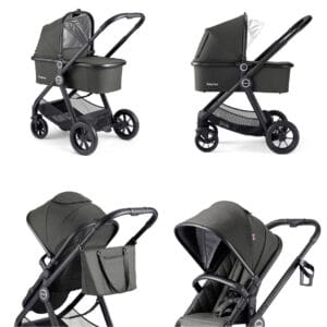 Memore V2 Travel System 12 Piece Pecan Car Seat Black 9
