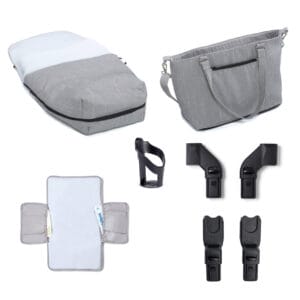 Memore V2 Travel System 12 Piece Pecan Car Seat Silver 5