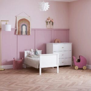 Obaby Evie Mini 3 Piece Room Set White 1
