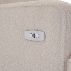 Obaby Madison Electric Recliner Chair Teddy Ivory