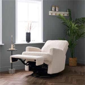 Obaby Madison Electric Recliner Chair Teddy Ivory (5)