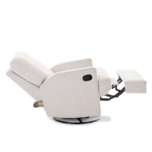 Obaby Madison Swivel Glider Recliner Chair Bouclé Style (2)