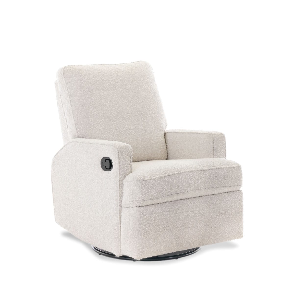 Obaby Madison Swivel Glider Recliner Chair Bouclé Style (5)