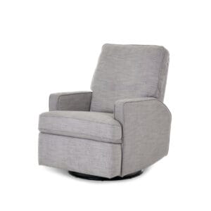 Obaby Madison Swivel Glider Recliner Chair Pebble