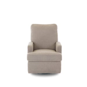 Obaby Madison Swivel Glider Recliner Chair Teddly Fabric Truffle (7)