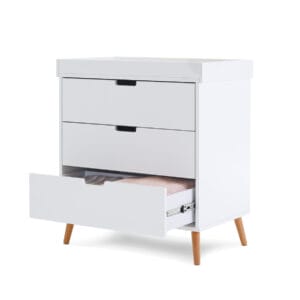 Obaby Maya Changing Unit White With Natural (3)