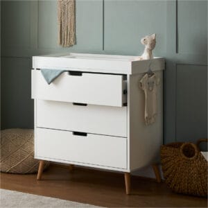 Obaby Maya Changing Unit White With Natural (4)