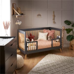 Obaby Maya Cot Bed Slate With Natural