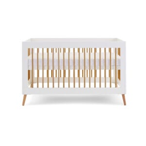 Obaby Maya Cot Bed White With Natural (11)