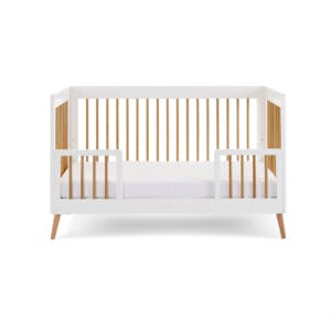 Obaby Maya Cot Bed White With Natural (14)