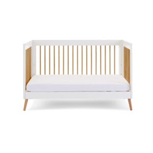 Obaby Maya Cot Bed White With Natural (16)