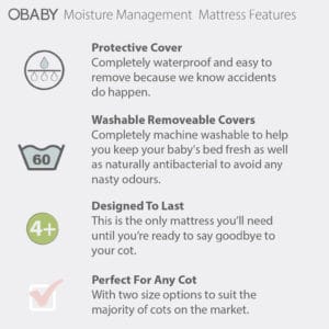 Obaby moisture management dual core mattress (4)